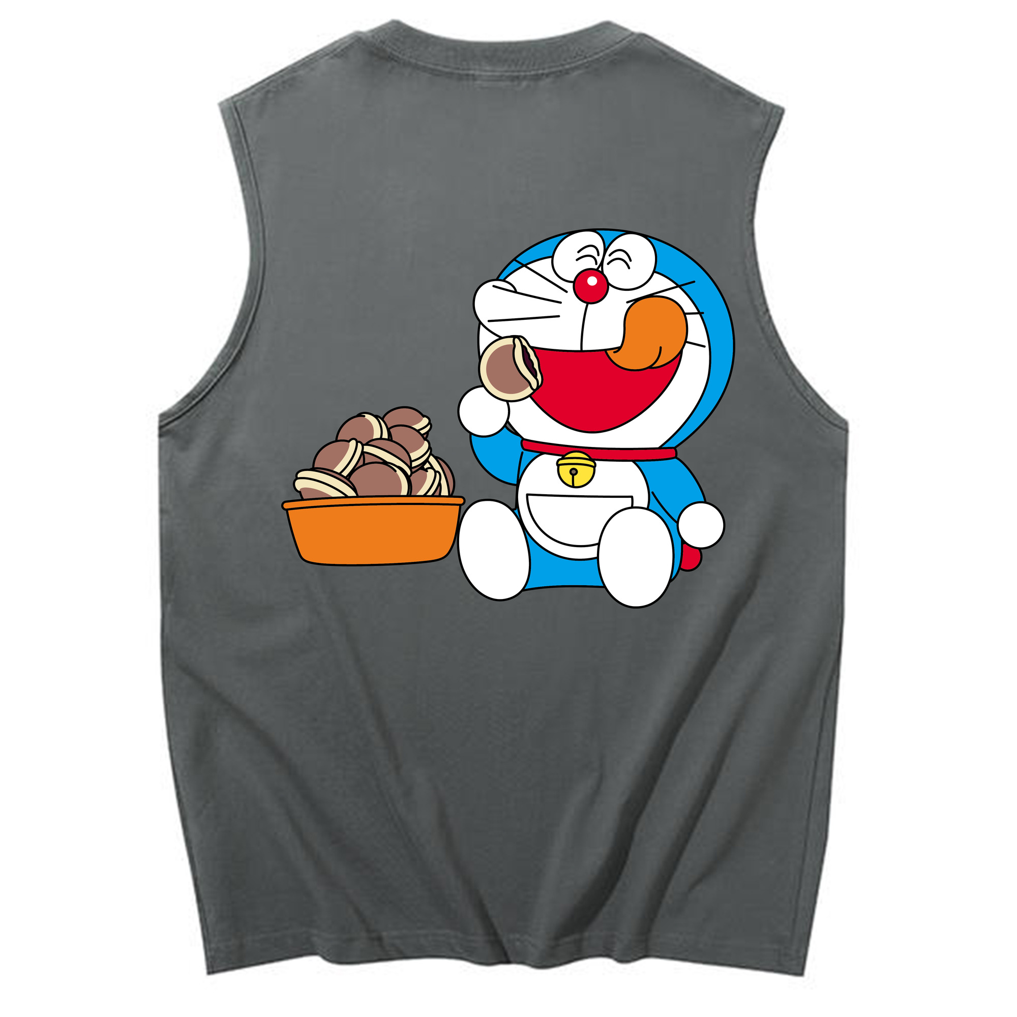 （画像用） ドラえもん Doraemon コットン100％タンクトップ（背面プリント）